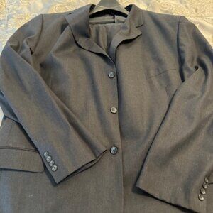 Men's Two Piece Black Suit